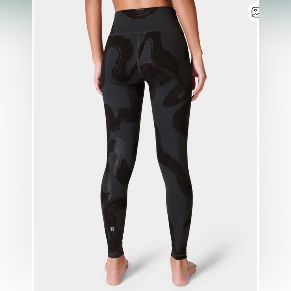 Sweaty Betty NWOT Goddess Workout Leggings Size M Black Workout Athleisure Gym